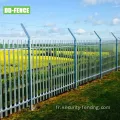 D Type Palisade Fencing Security Palisade Metal Fence